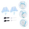 TOVINANNA Hair Dye Brush Needle Kit 6pcs Highlight Hat for