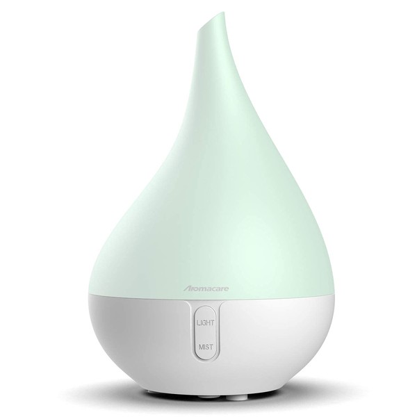 Aromacare, Aromatherapy Aroma Diffuser for Essential Oils, Cool Mist Humidifier for Home Bedroom, One Fill for 10Hours with Night Light 2 Mist Mode Waterless Auto-Off