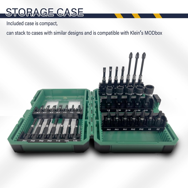 Steel Vision Tools Impact Screwdriving Set with Tough Case (85_102_34_48_67)
