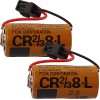 Battery 2X CR2/38.L 3V 2000 mAh Battery for Fuji FDK