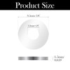 Aluminum Backup POP Rivet Washers for 1/8" Diameter Rivets,Aluminum Back
