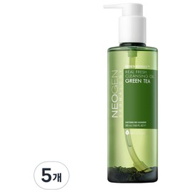 Neogen Real Fresh Cleansing Oil Green Tea, 5 pieces, 285ml / 네오젠 리얼 프레쉬 클렌징 오일 그린티, 5개, 285ml