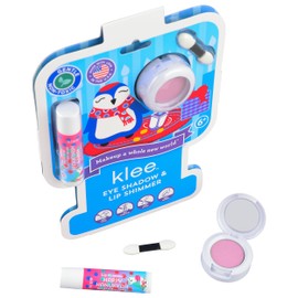 Luna Star Klee Eye Shadow and Lip Shimmer Hanukkah Gift Set for Kids and Tweens. Gentle and Non-Toxic. Made in USA. (Menorah Shimmer)