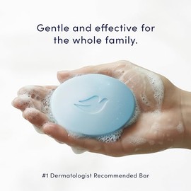 Dove Beauty Bar For All Skin Types Antibacterial Protects from Skin Dryness 3.75 oz 6 Bars
