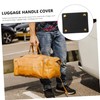 KOMBIUDA Bag Handle Protector PU Leather Handle Cover for Handbags