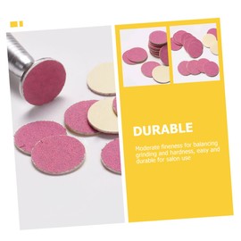 FOMIYES 2sets Nail Drill Sanding Bands Electric Manicure Tool Sanding Discs Accessories 50pcs*2