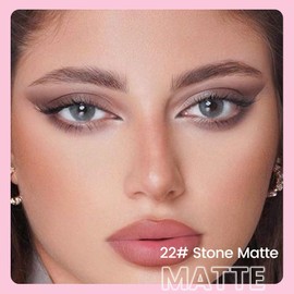 evpct 1Pcs Cream Eyeshadow Stick for Eyes Waterproof, Stone Matte Cream Eyeshadow Applicator Stick Pen, Long Lasting High Pigmented Eye Shadow sombras en crema para ojos 22