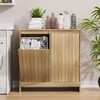 Smuxee Double Tilt Out Laundry Hamper Cabinet, Hidden Laundry Cabinet