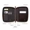 WSJSKMWQ Full Grain Leather Bible Cover, Large Bible Case for