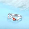 STARCHENIE Infinity Promise Ring 925 Sterling Silver Angel Wings Heart