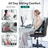 Memory Foam Lumbar Support Pillow, Car Seat Cushion, Office Chair