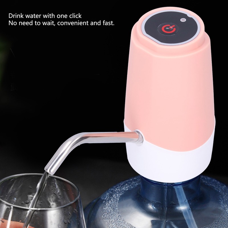 USB Rechargeable Electric Water Pump Stainless Steel Portable Water Dispenser