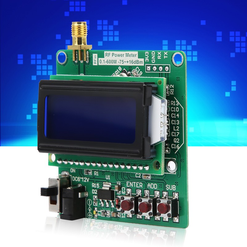 RF Power Meter Power Attenuation Set Digital Display Signal Strength