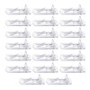 votuyet 20Pcs 5mm-3/4"Clear Cabinet Shelf Clips,which can be Used for