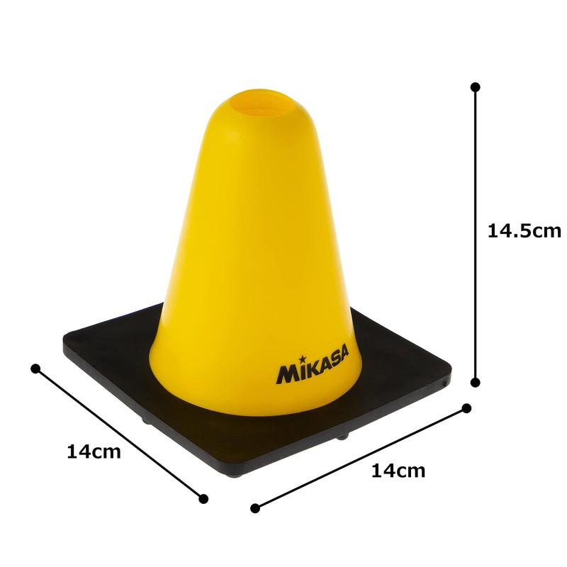MIKASA CO15-Y Marker Cone, Yellow