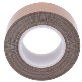 Rollo de Cinta PTFE Enchufe Alto Cinta de Temperatura D6 Cinta de Sellado de Teflón para Máquina Selladora Al Vacío (Grosor 0,25*ancho 50mm*largo 10m)