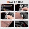 Preciva Magnetic Eyelet Pliers, 6mm Eyelets Punch Kit with 300pcs
