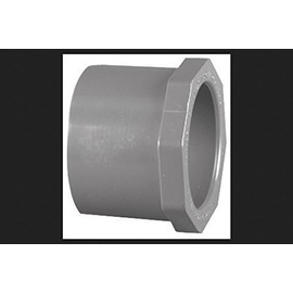 Charlotte Pipe Reducer Bushing Sch 80 Pvc 1-1/2 " X 1-1/4 " Gray