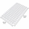 Non-Slip Shower Mat for Bathtubs and Bathrooms – 43 x