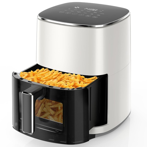 Air Fryer, 6-Quart with Viewing Window, 12-in-1 Functions - Air