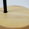 Table Lamp with Cloth Pleated Lampshade Metal Modern Nightstand Bedside