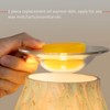 EQUSUPRO 4" Replacement Glass Round Dish Bowl for Oil Wax