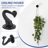PATIKIL Swag Hooks, 4 Pcs Heavy Duty Ceiling Hooks with