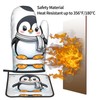 YYHWHJDE Cute Penguin Pattern Quality Oven Mitts and Pot Holders