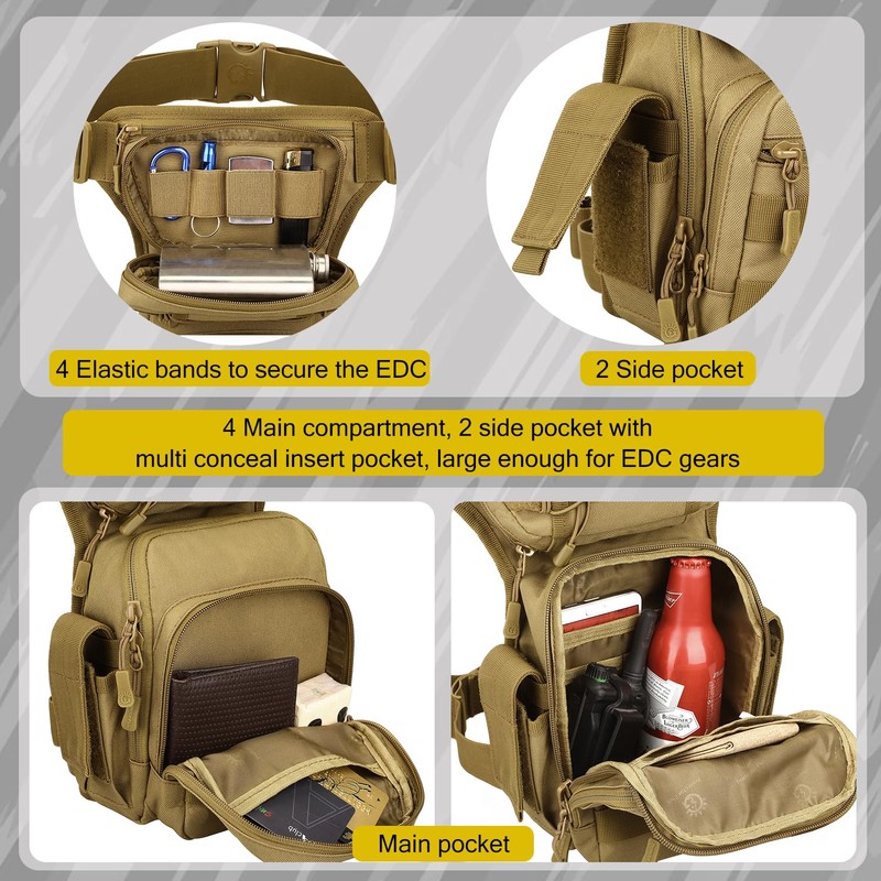 Protector Plus Tactical Drop Leg Bag Military Tool Gear Fanny