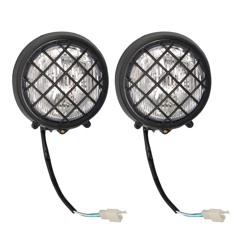 2PCS Grill Motorcycle Headlamp Replacement for Yamaha Banshee 350 YFZ350