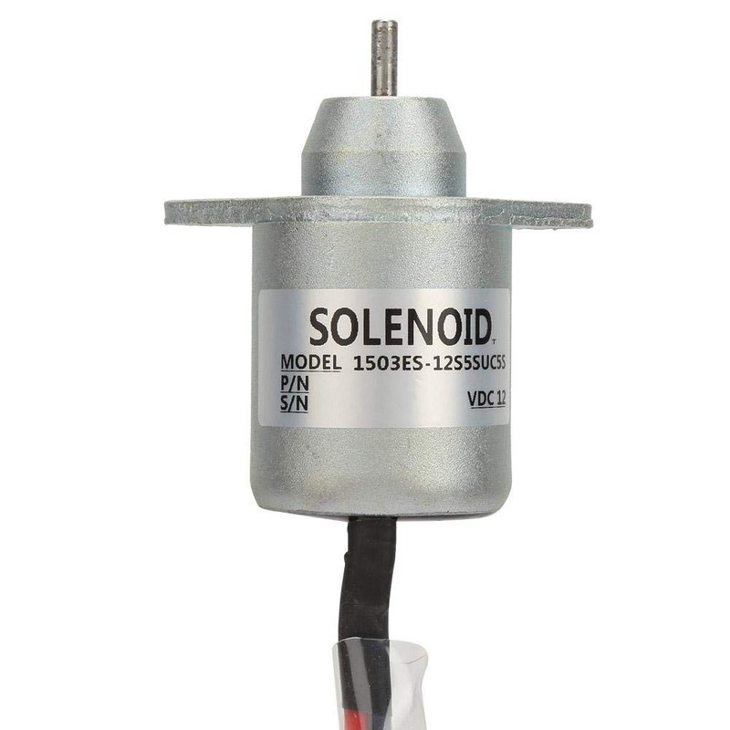 Solenoid Valve, 12V 1503ES-12S5SUC5S Diesel Fuel Engine Shut Off Stop