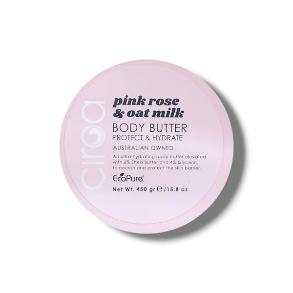 Cīroa | Pink Rose & Oat Milk Body Butter -