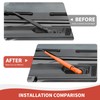 RAZPOY JL Front & Rear Window Wiper Blades Trim, Windshield