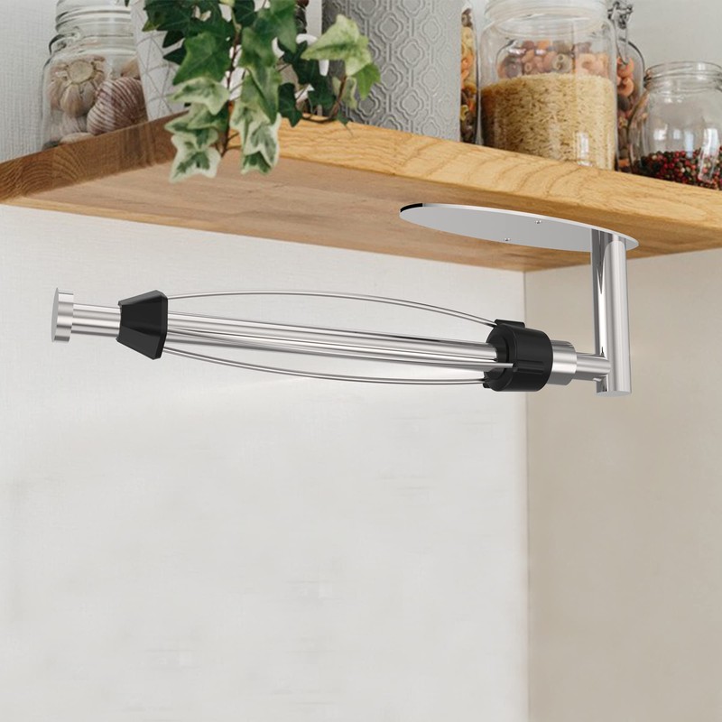 Paper Towel Holder Under Cabinet Brushed Nickel Wall Mount Paper