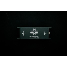 Epicenter Audio Equipment DMP-10 25dB Dynamic and Passive Ribbon Microphone Preamplifier, Professional Audio Equipment, Black