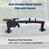 FZJDSD Rear Coolant Water Heater Pipe with Sensor Compatible with