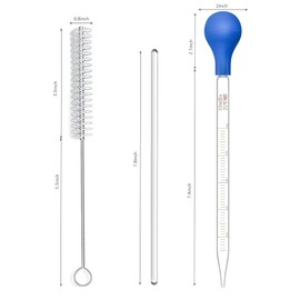 Droppers 10ml Pipettes Glass Graduated Dropper Lab Pipette Liquid Pipette (2)