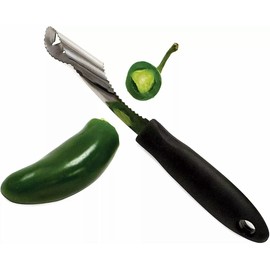 Stainless steel pepper corer, tomato fruit kitchen tool