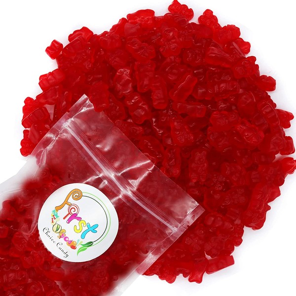 FirstChoiceCandy Gummy Bears (Red Wild Cherry, 2 LB)