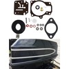 Carburetor Repair Kit with Float Replacement for Johnson 20 25