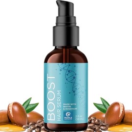 Maple Holistics Biotin Hair Growth Serum - Serum Espesante Capilar Romero Con Cafeína De Menta Y Aceite De Ricino Negro Para El Crecimiento Del Cabell
