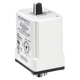 Macromatic TR-51622-08 Time Delay Relay, 120Vac/Dc, 10A, Dpdt