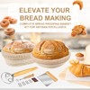 TNELTUEB Bread Proofing Basket Set, Incl 10'' Round & 9.6''