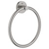 GROHE 40365DC1 Essentials Towel Ring, Super Steel