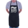 Print4U Vintage Birthday 1975 50th Birthday Funny Apron Novelty Baking