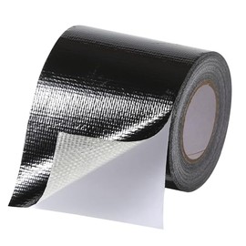 RV Awning Repair Tape: 3" x 30FT Black Fabric Heavy Duty Waterproof Patch Kit for Sail Tent Boat Cover Outdoor Repair