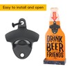 Anphly Wall mounted bottle opener, wall mounted beer and soda