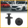 Partuto 20PCS Black Car Trim Door Panel Retainer Clips Rivet