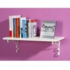 KKlewu Set of 4 Iron Brackets Shelf Brackets Shelf L
