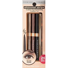 Physicians Formula Shimmer Strips Custom Eye Enhancing Eyeliner Trio, Nude Eyes,